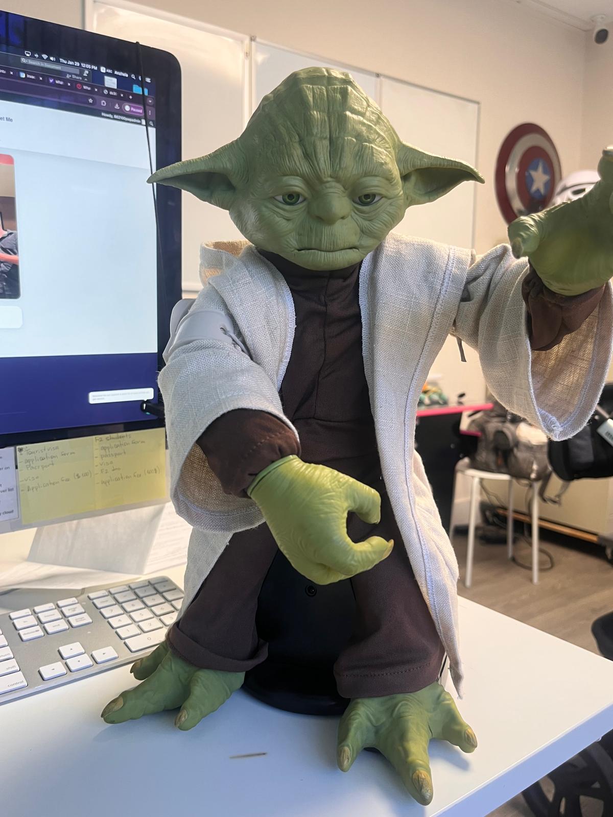 Used Star Wars Electronic Yoda