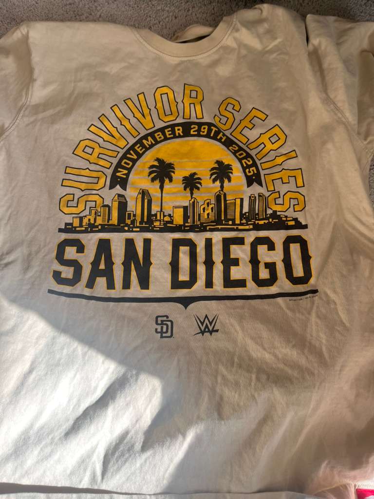 Survivor Series 2025 San Diego Text T-Shirt