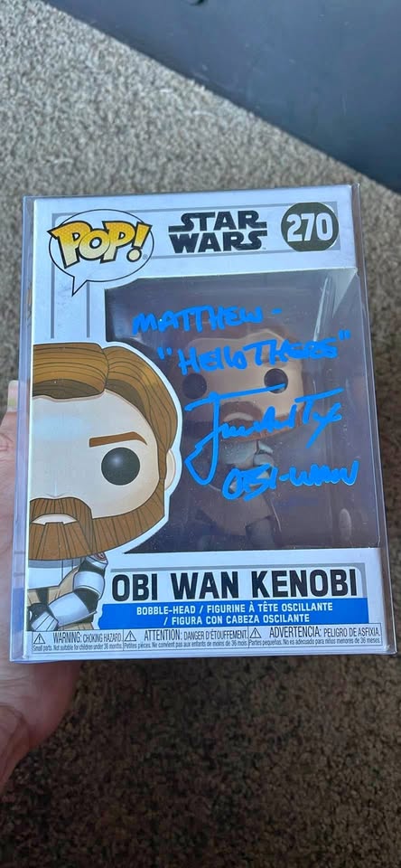 Signed earlier this year up in La. Clone wars Signed by James Arnold Taylor