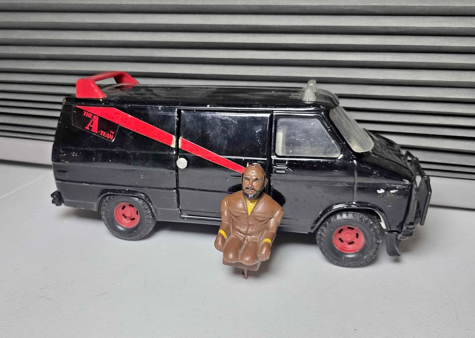 Vintage Ertl The A-Team Van with BA Baracus 11 inch