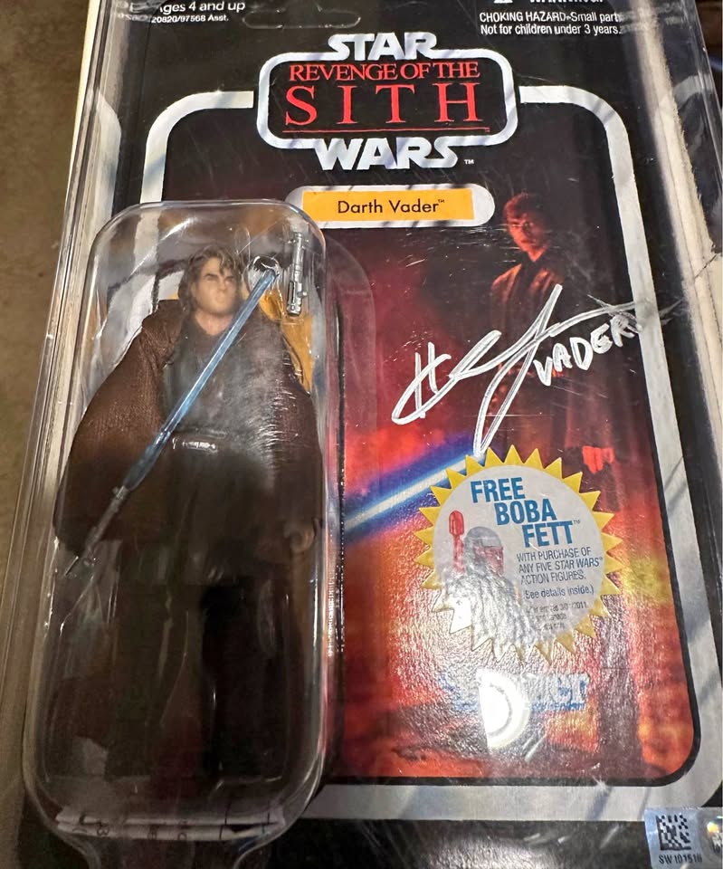 Star Wars Vintage Collection Darth Vader VC13 Signed By Hayden Christensen