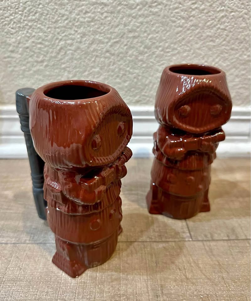 Star Wars Jawa Galaxy's Edge Tiki Mug x2