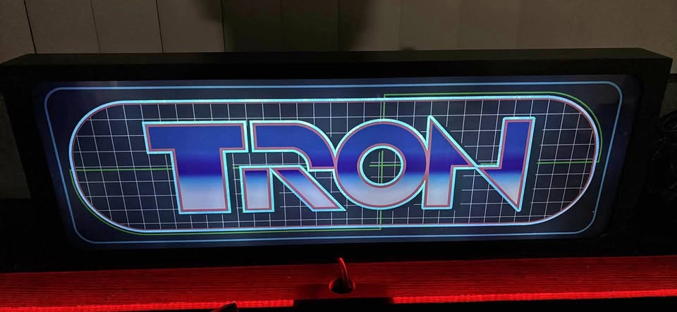 Collectable Tron light up sign