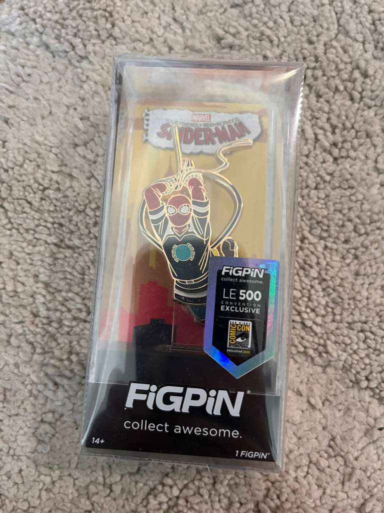 SDCC 2025 FIGPIN Marvel's Friendly-Neighborhood Spider-Man #2108 LE 500 New